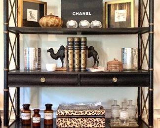 John Richard lighted etagere 