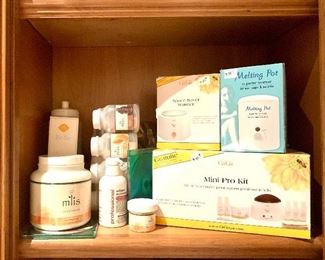 Facial waxing products