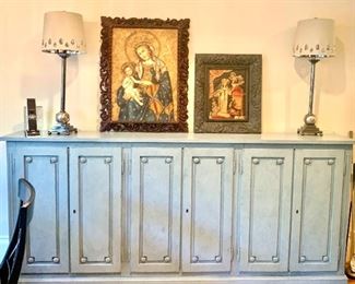 Long buffet/storage cabinet