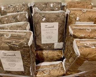 Zenith taffeta drapery panels