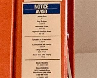 8 ft to 12 ft Husky and Werner ladders