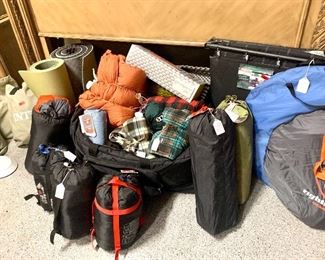 Huge selection of high end camping equipment