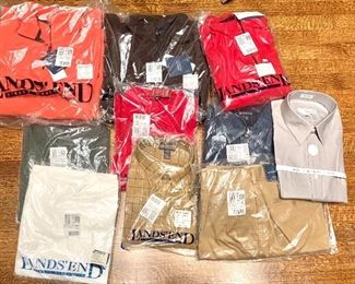 New in packaging mens Land's End clothing