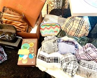 Burberry boxers (unused), Luis Vuitton, Chanel