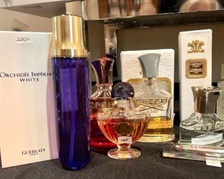 Fragrances including Tom Ford, Creed, Guerlin, Chanel, Trish McEvoy, Chantecaille, and many others!