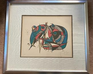MIRO PENCIL SIGNED LITHO
