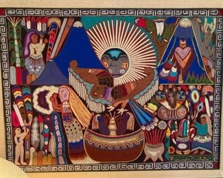 FRANCISCO BAUTISTA YARN PAINTING