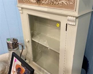 Beautiful French shelf.  Will make a great medicine cabinet that you could mount  to the wallNow only $90.00!!