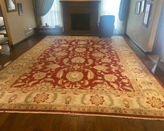 14.6 X 12.6 Wool Area Rug