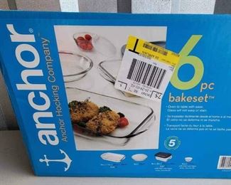 Anchor 6 Piece Bake Set NEW