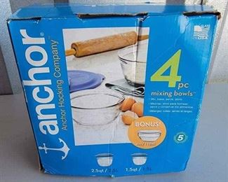 Anchor Mixing Bowls NEW