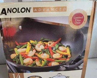 Anolon 14 Inch Wok NEW