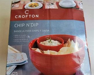 Crofton Chip N Dip Bowl NEW