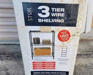 Tier Wire Shelving NEW