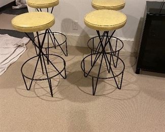 another view of the Frederick Weinberg stools sold in previous photo.