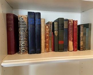 Antique books for sale including "The Memoirs of Jacques Casanova, Vol. I -XIII" not pictured.