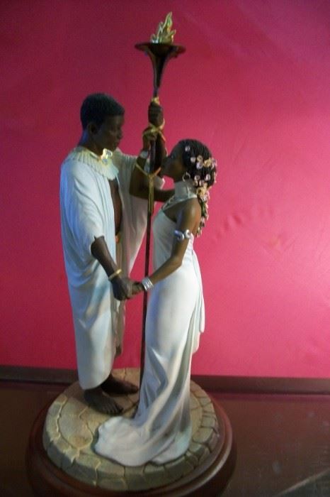 THOMAS BLACKSHEAR’S EBONY VISIONS FIGURINE – “THE COMMITMENT”, LTD. ED. #12063