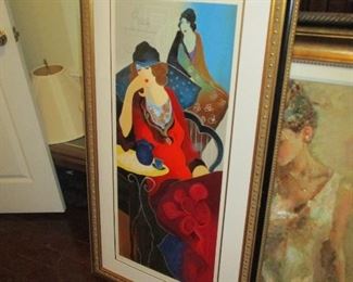 Itzchak Tarkay limited edition lithograph