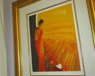 Emile Bellet limited edition lithograph