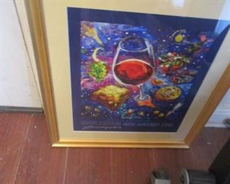 Signed poster from the Greek Festival in New Orleans