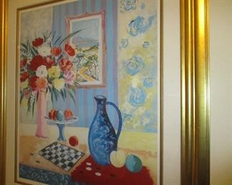 F. Picot signed and numbered lithograph