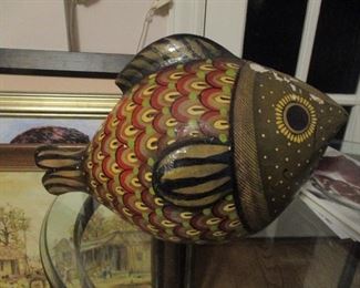 Sergio Bustamante papier mache fish