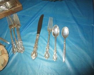 STERLING SILVER DINNER SET for 8