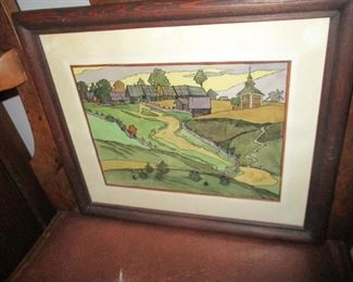 Russian, signed with cyrillic letters