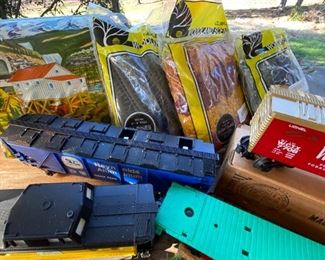 Lionel Train cars.  and. accessories