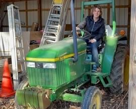 John Deere tractor... It started!