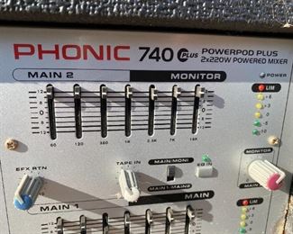 Powerpod plus.      sound mixer