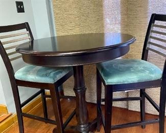 Pub height table and stools