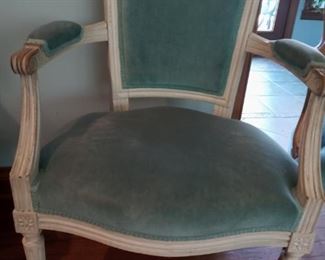 Louis XV Upholstered Chairs brought over from France
