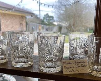 Waterford Millennium Universal Five Wishes Old Fashion Tumblers