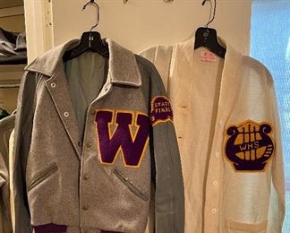 Vintage Weimar High School Letterman Jackets and Sweaters