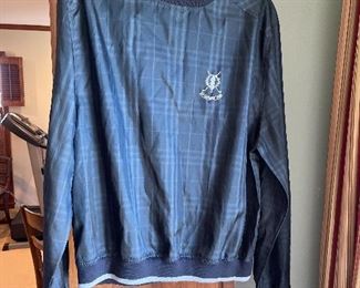 Burberry Golf St. Andrews Links Wind Breaker Size Small