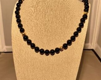 14K & Bead Necklace