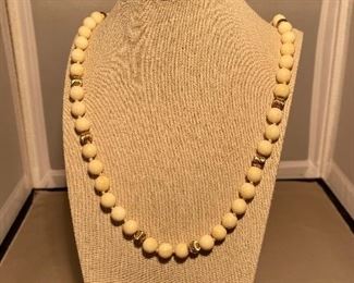 14K & Bead Necklace