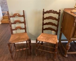 Karpen Colonial Ladderback Chairs