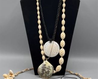 Shell Necklaces And Earrings