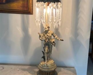 EuropeanStyle Lamp With Crystals