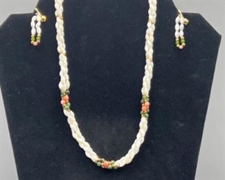 Freshwater Pearl Necklace Earrings