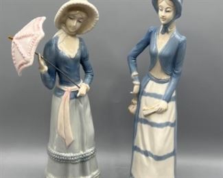 2 Woman Figurines