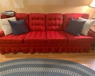 Red sofa