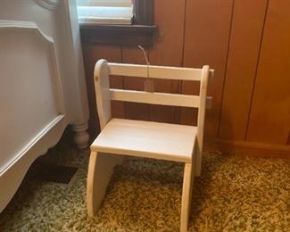 Small child's chair/ step stool