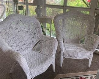 Wicker chairs