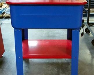 Central Machinery 20 Gallon Parts Washer With Pump, Model # 60769, Appears New, 34" x 30" x 21"