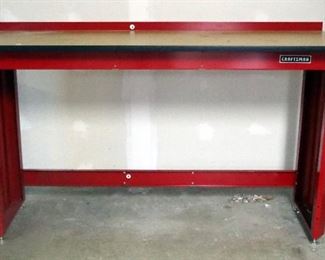 Craftsman 6' Metal Workbench, Model 706.101320, 43" Tall With Adjustable Feet, 24" Deep