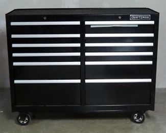 Craftsmen 12 Drawer Rolling Toolbox, Model # 706.586300, 41" x 52" x 18.25"