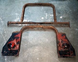 55 Chevy Radiator Core Supports, Qty 2, 1 With Car Horns